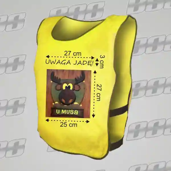 Dossards sportifs - jaune